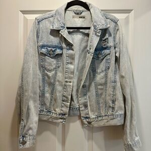 Topshop Moto Denim Jacket, US Size 8